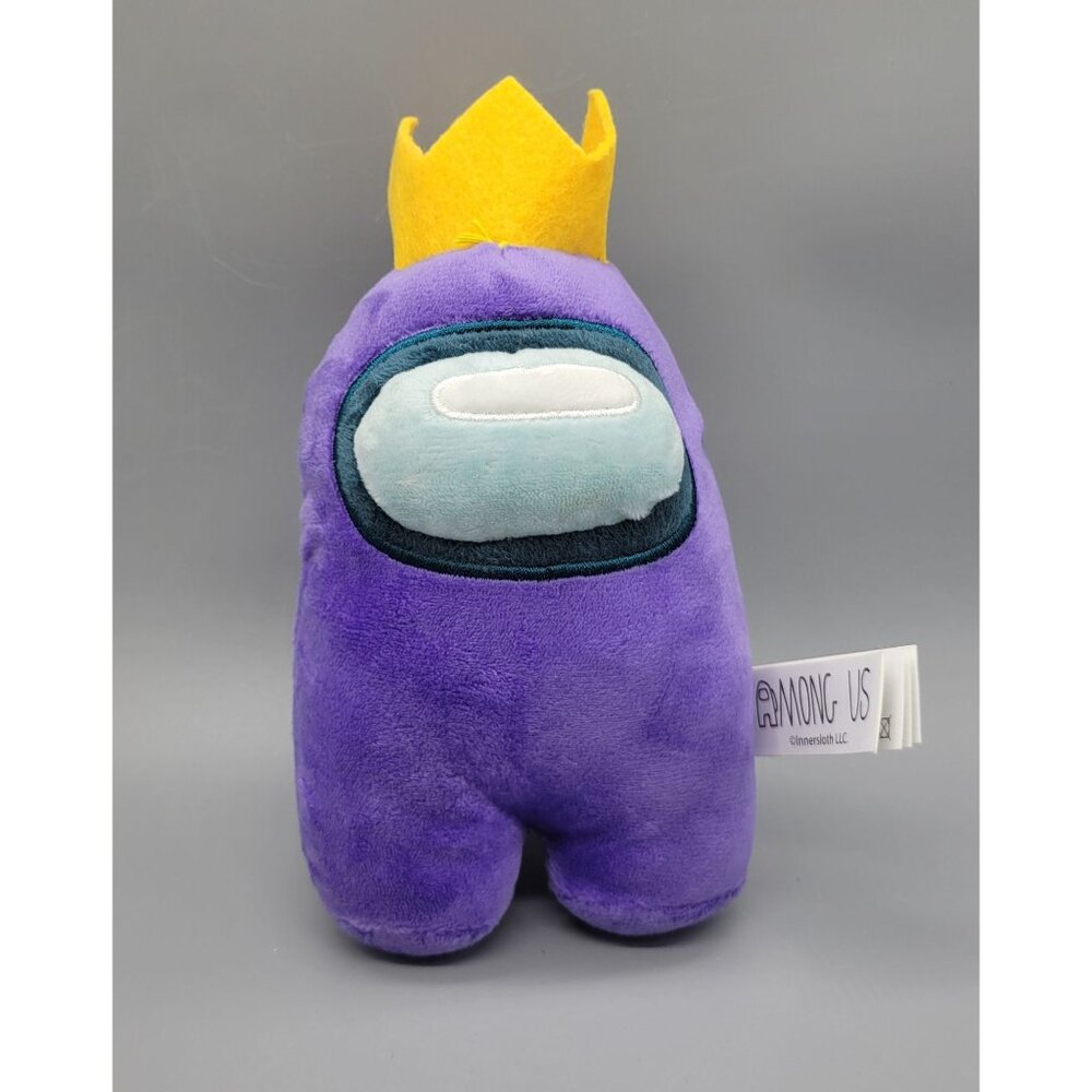 Tokikiyo purple gold crown crewmate among us 7" plush P3